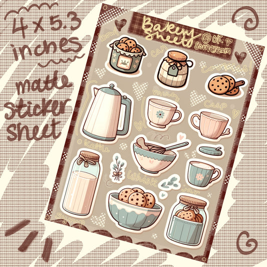 Bakery Sticker Sheet