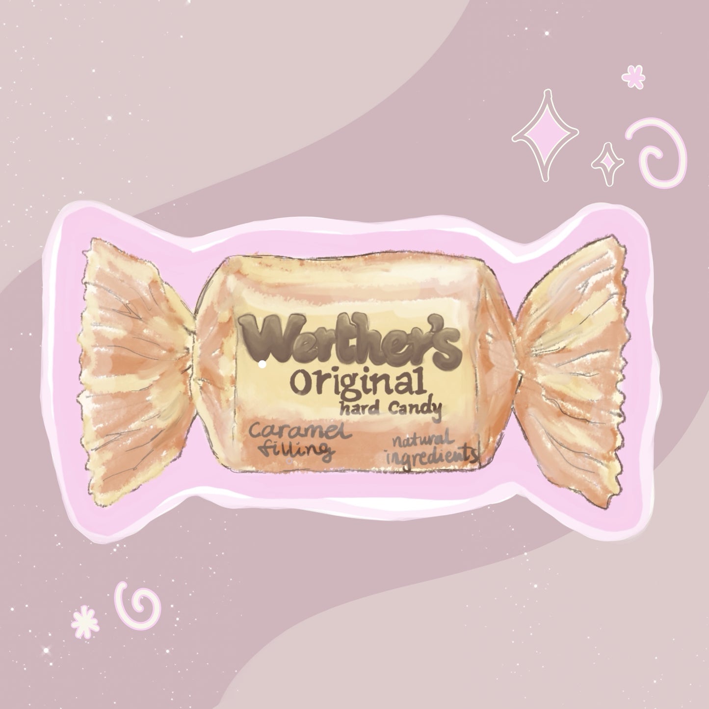 Werther’s Original Candy Die-Cut Sticker